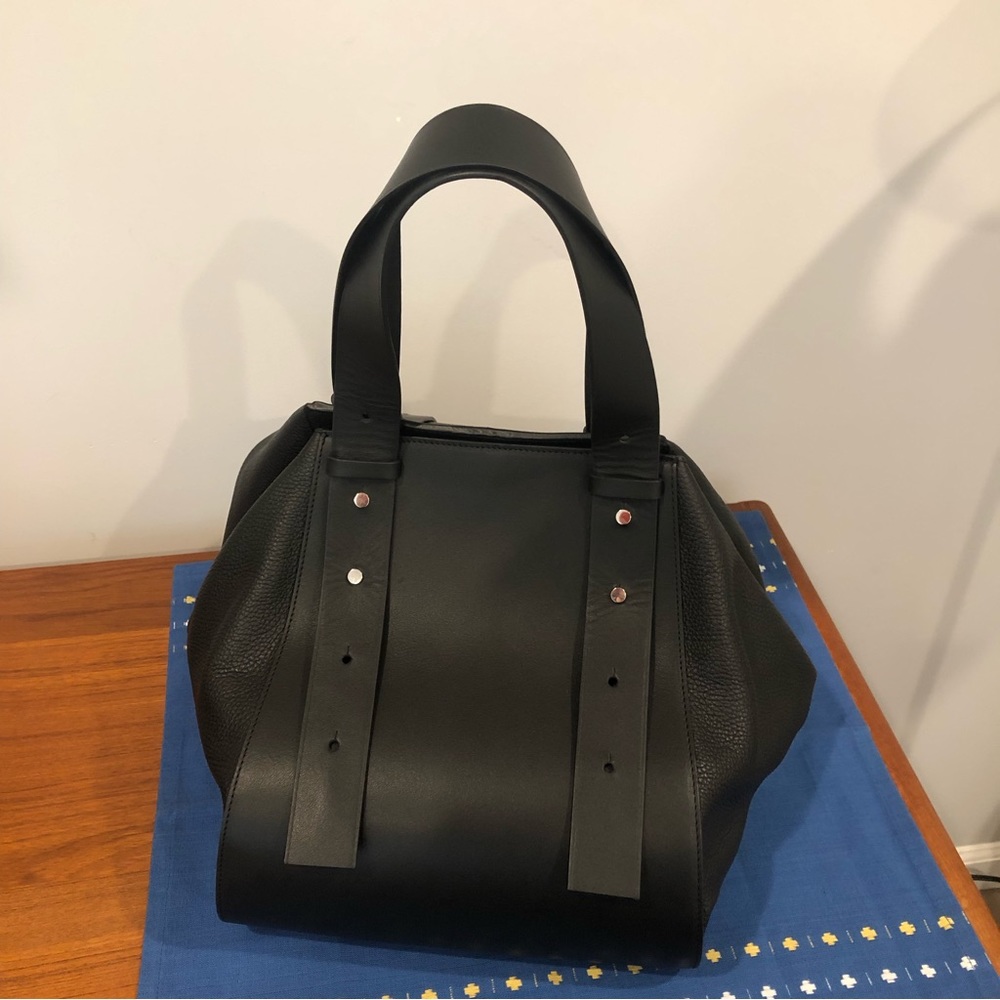 COS Black Leather Tote Bag - Picture 6 of 13